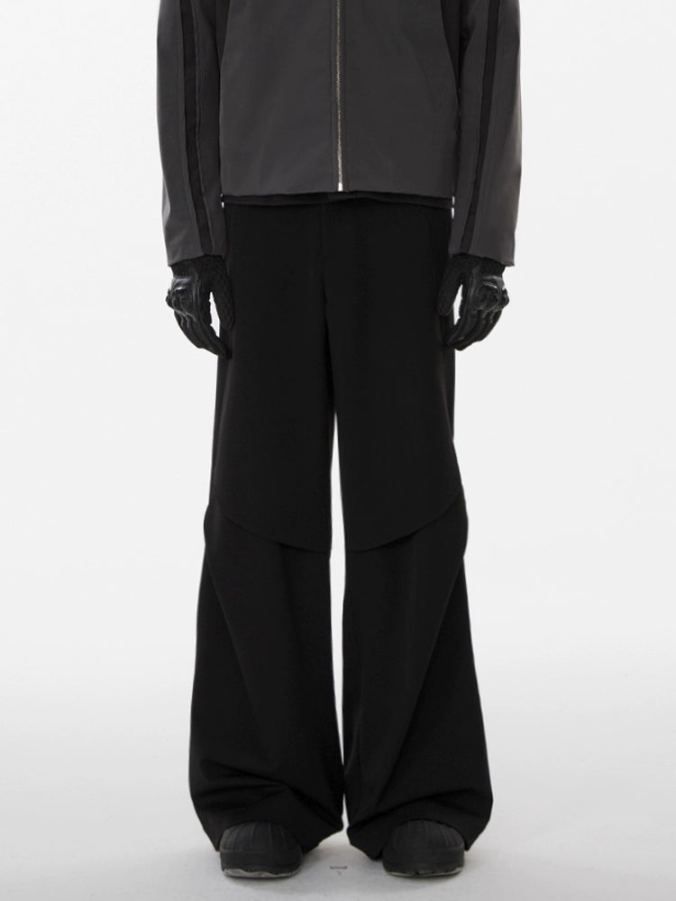 UNDECEIVED Pleated cleanfit casual pants
