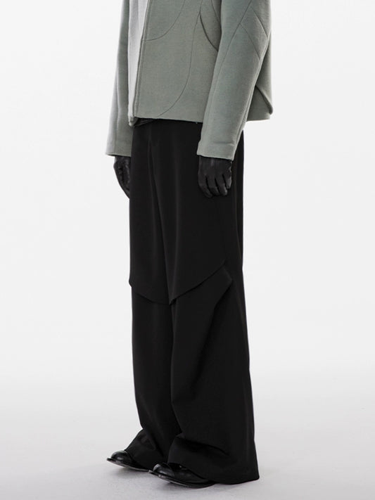 UNDECEIVED Pleated cleanfit casual pants
