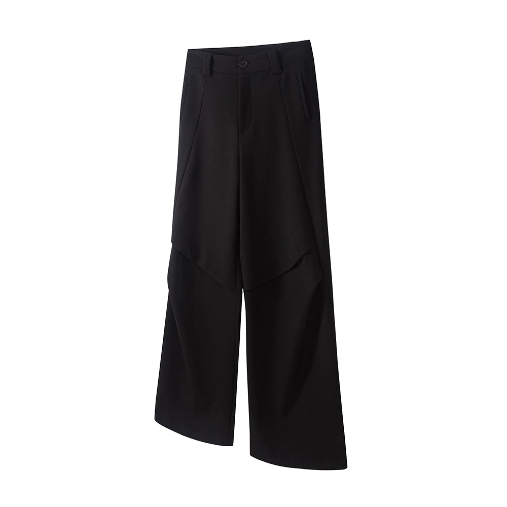 UNDECEIVED Pleated cleanfit casual pants