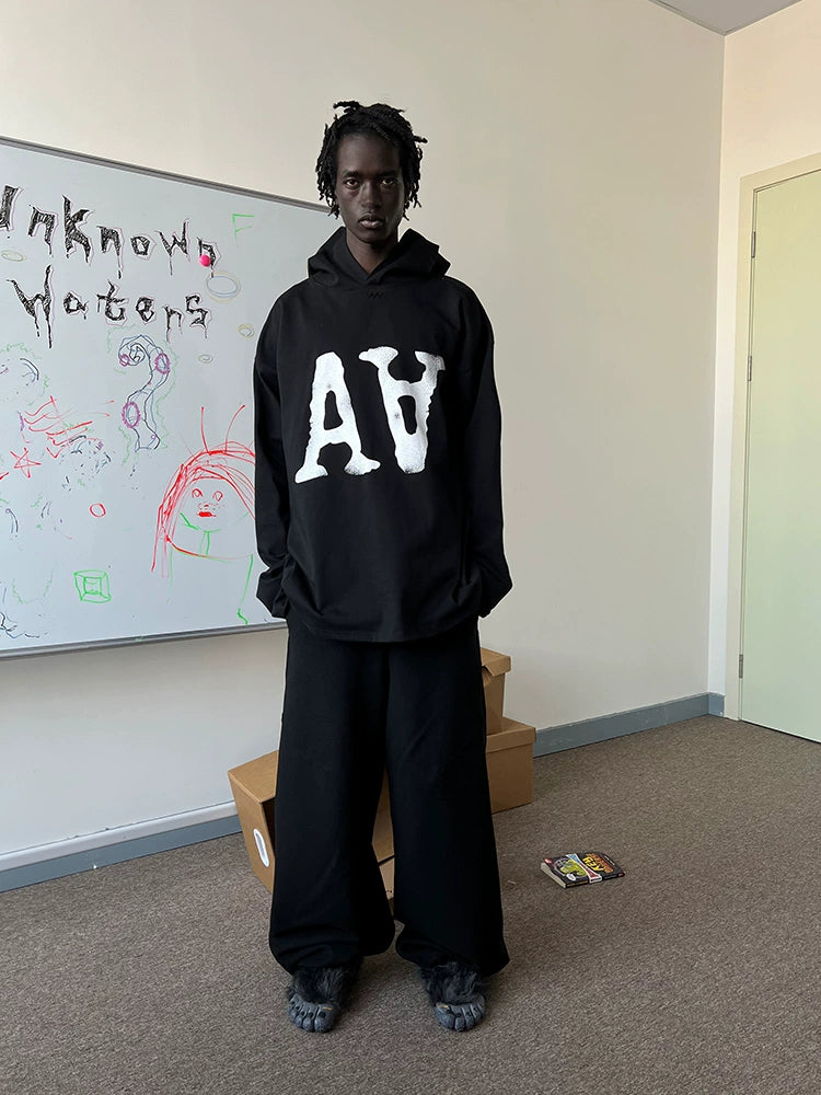 FSG Oversized printed hoody