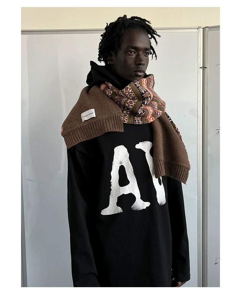 FSG Oversized printed hoody