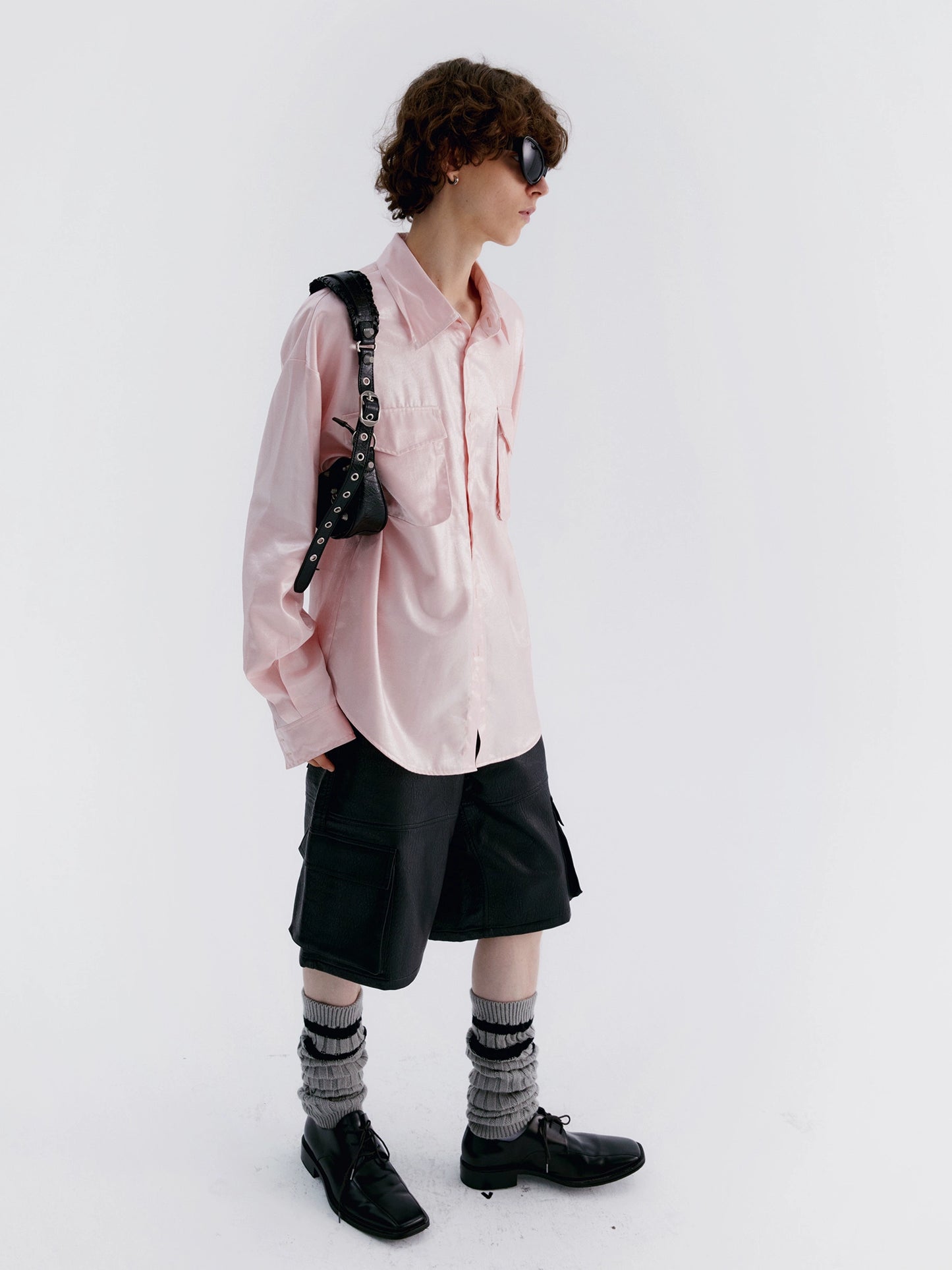 Delivery Pale pink long-sleeved shirt