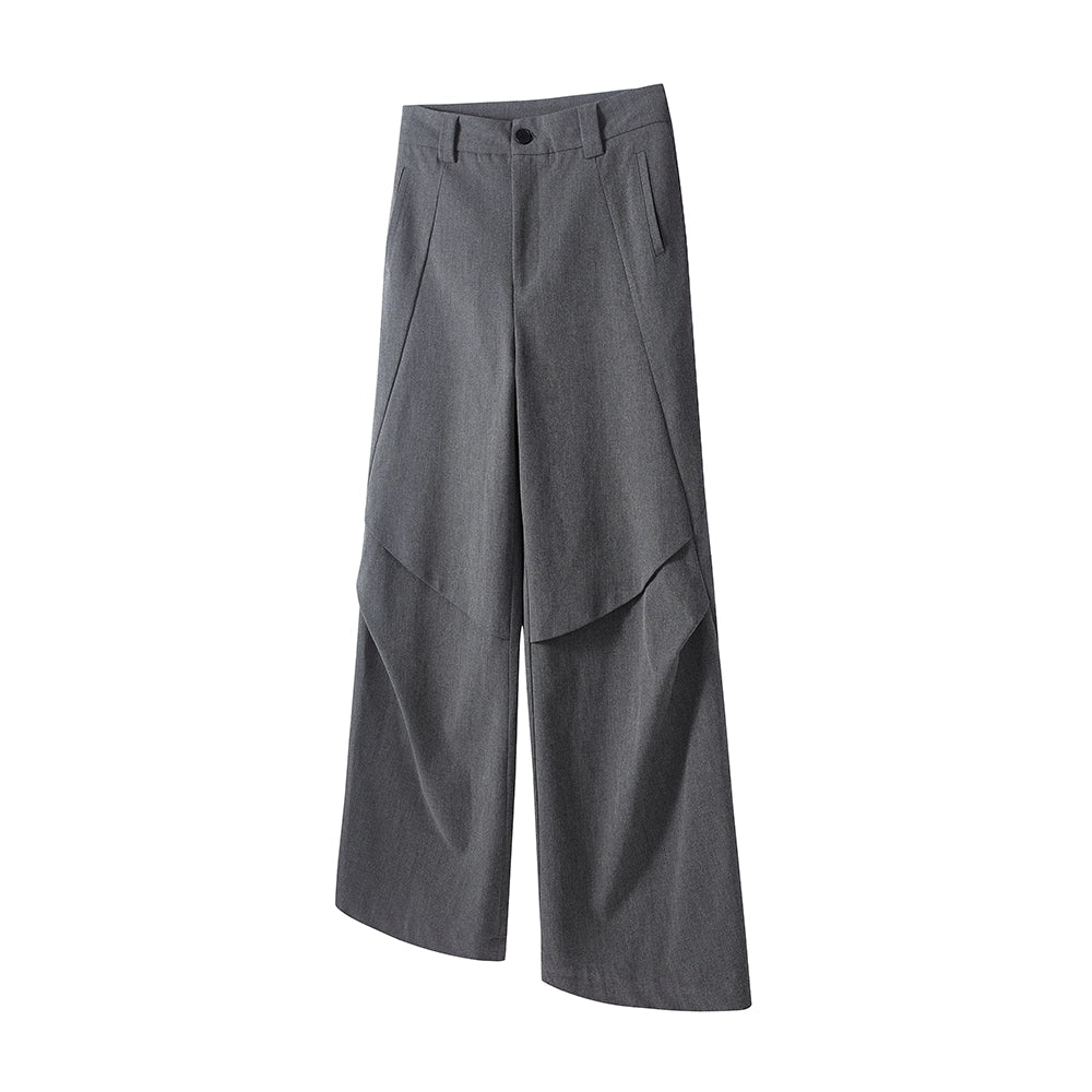 UNDECEIVED Pleated cleanfit casual pants