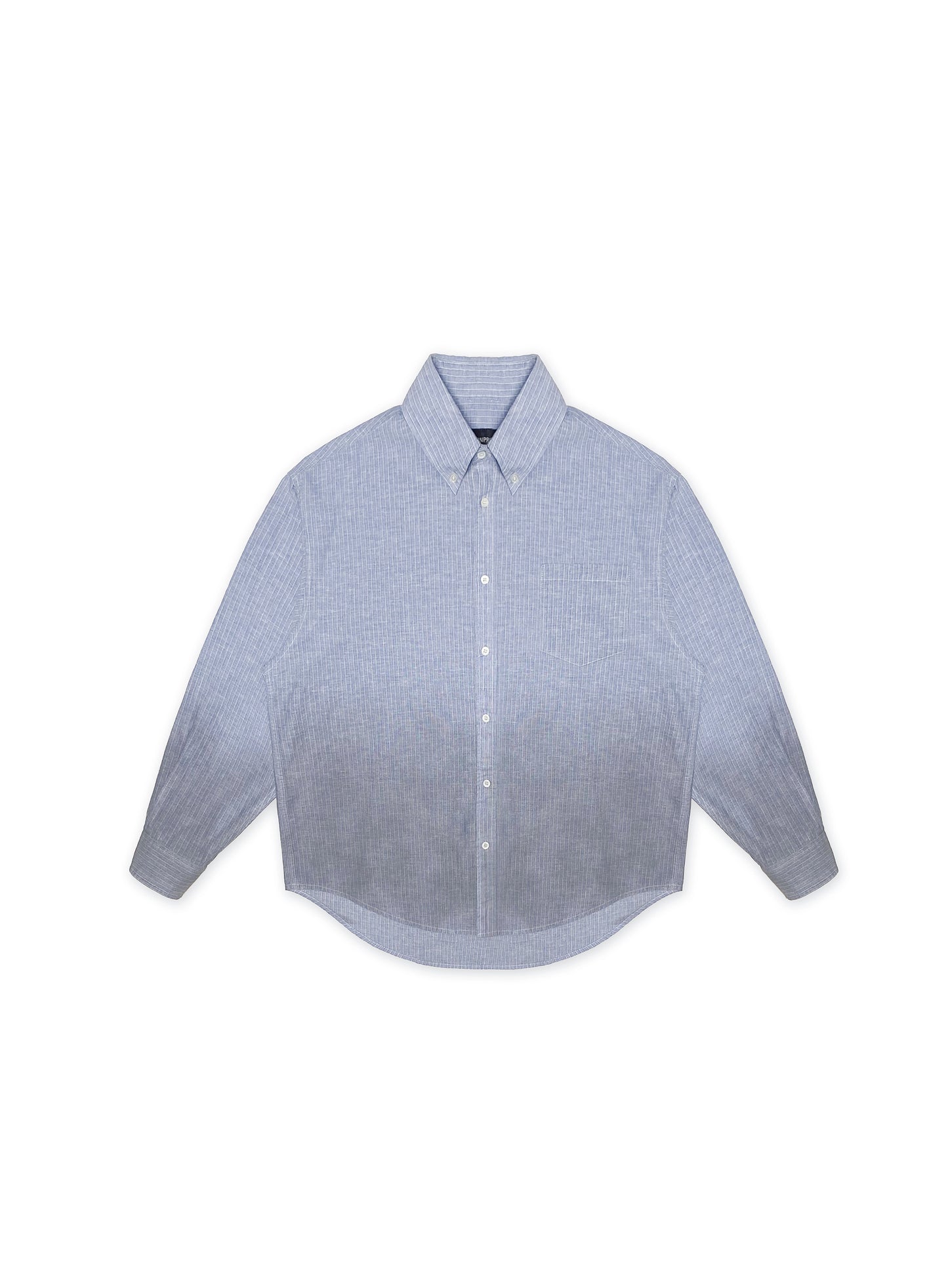 MASONPRINCE's Hemp gradient color loose striped shirt